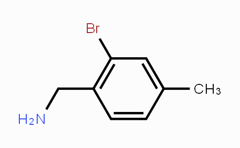 CAS No. 865718-75-8, 2-Bromo-4-methylbenzylamine