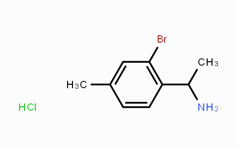 CAS No. 1273596-50-1, 1-(2-Bromo-4-methylphenyl)-ethylamine hydrochloride