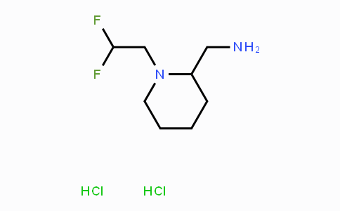 CAS No. 2208654-95-7, C-[1-(2,2-Difluoroethyl)-piperidin-2-yl]-methylamine dihydrochloride
