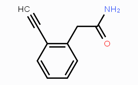 CAS No. 1301714-56-6, 2-(2-Ethynylphenyl)acetamide