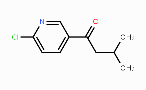 CAS No. 71573-93-8, 1-(6-Chloropyridin-3-yl)-3-methylbutan-1-one