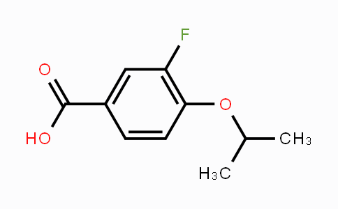 CAS No. 258273-30-2, 3-Fluoro-4-isopropoxybenzoic acid