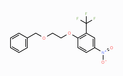 CAS No. 1627856-98-7, 1-(2-(Benzyloxy)ethoxy)-4-nitro-2-(trifluoromethyl)benzene