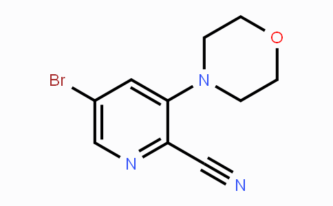 CAS No. 1800399-59-0, 5-Bromo-3-morpholin-4-yl-pyridine-2-carbonitrile
