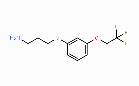 CAS No. 2206609-85-8, 3-[3-(2,2,2-Trifluoroethoxy)phenoxy]propylamine