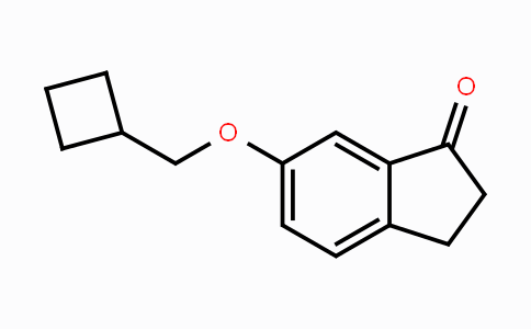 CAS No. 1383985-15-6, 6-Cyclobutylmethoxy-indan-1-one