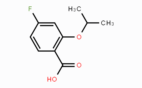 CAS No. 1369833-85-1, 4-Fluoro-2-isopropoxybenzoic acid