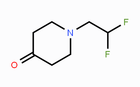 CAS No. 1178833-49-2, 1-(2,2-Difluoroethyl)piperidin-4-one