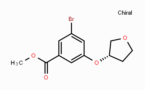 CAS No. 1948235-09-3, Methyl 3-bromo-5-[(3S)-tetrahydrofuran-3-yloxy]benzoate