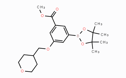 CAS No. 1948233-84-8, 3-(Tetrahydropyran-4-ylmethoxy)-5-(4,4,5,5-tetramethyl-[1,3,2]dioxaborolan-2-yl)-benzoic acid methyl ester