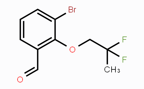 CAS No. 2205415-27-4, 3-Bromo-2-(2,2-difluoropropoxy)benzaldehyde