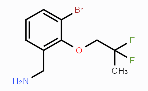 CAS No. 2161982-96-1, 3-Bromo-2-(2,2-difluoropropoxy)benzylamine