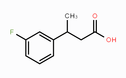 CAS No. 1042815-12-2, 3-(3-Fluorophenyl)butanoic acid
