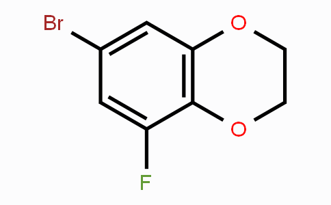 CAS No. 1222556-34-4, 7-Bromo-5-fluoro-2,3-dihydrobenzo[1,4]dioxine