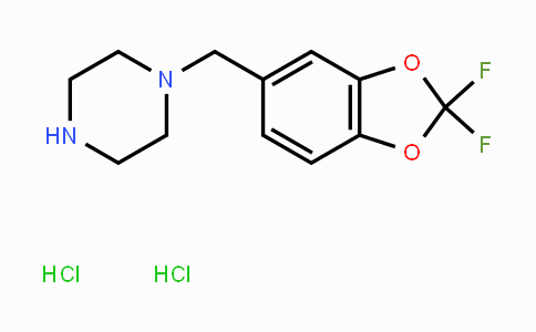CAS No. 2206243-25-4, 1-(2,2-Difluorobenzo[1,3]dioxol-5-ylmethyl)piperazine dihydrochloride