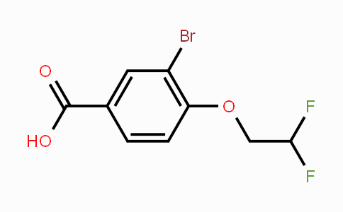 CAS No. 1339780-72-1, 3-Bromo-4-(2,2-difluoroethoxy)benzoic acid