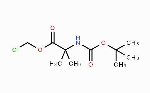 CAS No. 150109-48-1, 2-tert-Butoxycarbonylamino-2-methylpropionic acid chloromethyl ester
