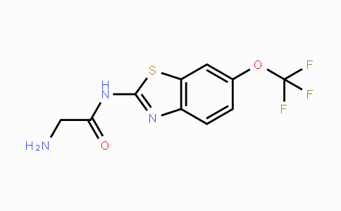 CAS No. 1456735-86-6, 2-Amino-N-(6-trifluoromethoxybenzothiazol-2-yl)acetamide