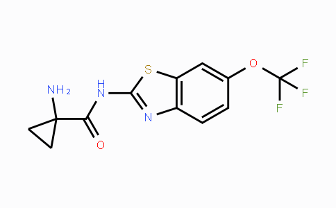 CAS No. 1581457-66-0, 1-Amino-cyclopropanecarboxylic acid (6-trifluoromethoxybenzothiazol-2-yl)amide