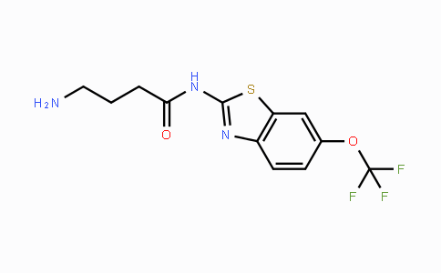 CAS No. 1394929-77-1, 4-Amino-N-(6-trifluoromethoxybenzothiazol-2-yl)butyramide