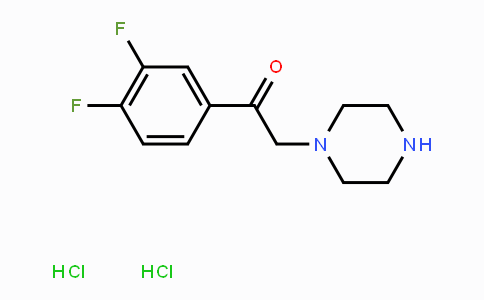 CAS No. 2206264-48-2, 1-(3,4-Difluorophenyl)-2-piperazin-1-yl-ethanone dihydrochloride
