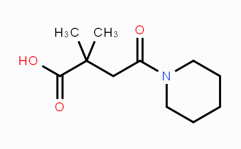 CAS No. 948883-24-7, 2,2-Dimethyl-4-oxo-4-piperidin-1-yl-butyric acid