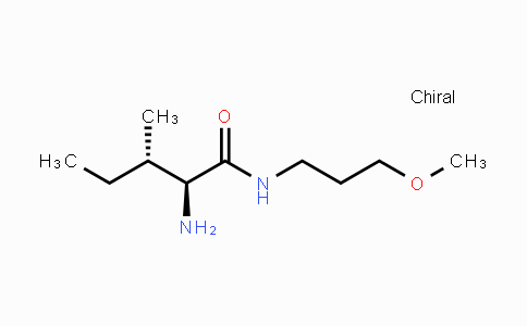 CAS No. 1867638-86-5, (1S,2S)-2-Amino-3-methylpentanoic acid (3-methoxypropyl)amide
