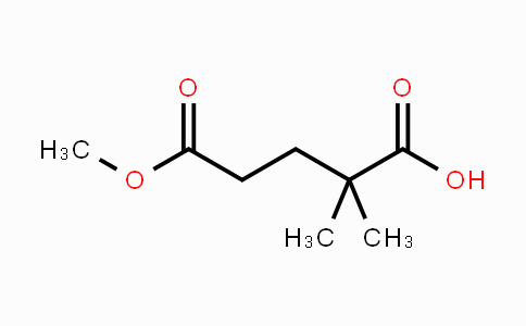 CAS No. 34601-12-2, 5-Methoxy-2,2-dimethyl-5-oxopentanoic acid