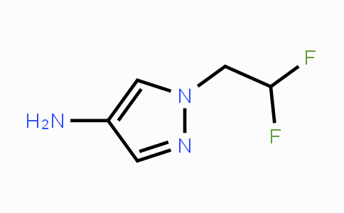 CAS No. 1006333-08-9, 1-(2,2-Difluoroethyl)-1H-pyrazol-4-ylamine