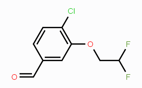 CAS No. 2168815-73-2, 4-Chloro-3-(2,2-difluoroethoxy)benzaldehyde