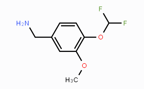 CAS No. 847744-28-9, 4-Difluoromethoxy-3-methoxybenzylamine