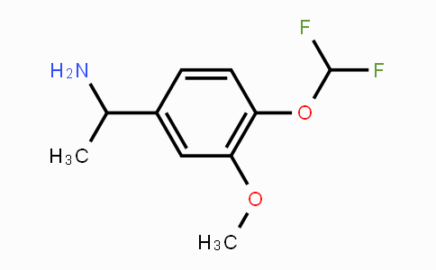 CAS No. 954263-76-4, 1-(4-Difluoromethoxy-3-methoxyphenyl)ethylamine