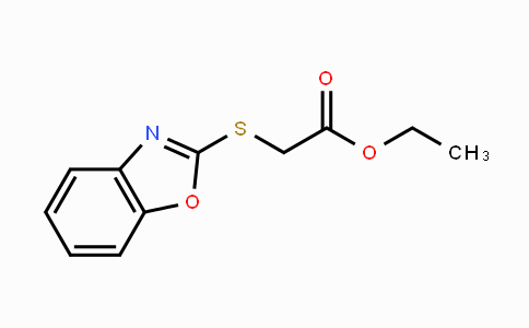 CAS No. 73824-25-6, Ethyl 2-(1,3-benzoxazol-2-ylsulfanyl)acetate