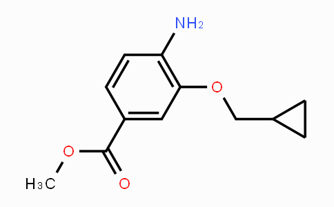 CAS No. 1154342-13-8, Methyl 4-amino-3-(cyclopropylmethoxy)benzoate