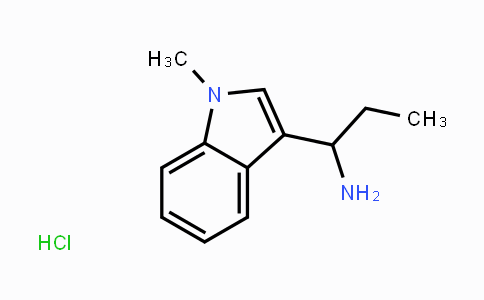 CAS No. 2206820-83-7, 1-(1-Methyl-1H-indol-3-yl)propylamine hydrochloride