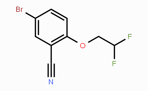 CAS No. 1555478-08-4, 5-Bromo-2-(2,2-difluoroethoxy)benzonitrile