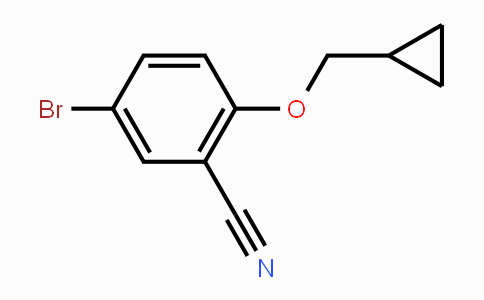 CAS No. 876938-68-0, 5-Bromo-2-(cyclopropylmethoxy)benzonitrile