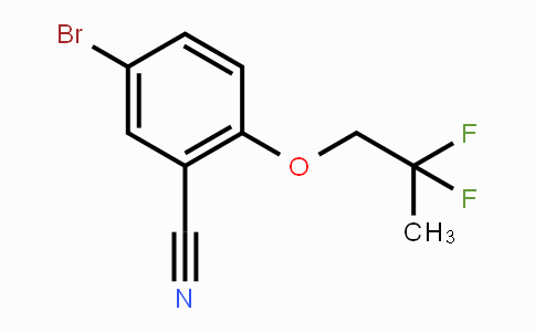CAS No. 1627692-43-6, 5-Bromo-2-(2,2-difluoropropoxy)benzonitrile