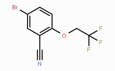 CAS No. 876918-64-8, 5-Bromo-2-(2,2,2-trifluoroethoxy)benzonitrile