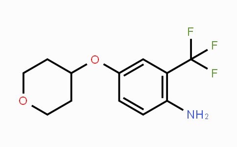 CAS No. 1305750-46-2, 4-(Tetrahydropyran-4-yloxy)-2-trifluoromethylphenylamine