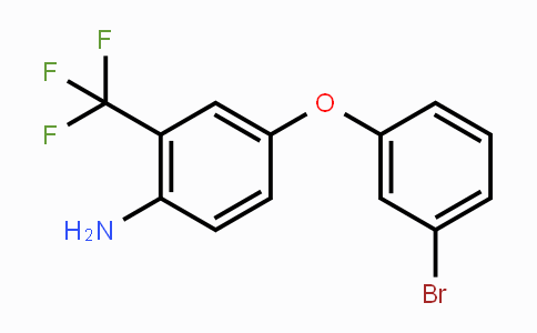 CAS No. 1036446-60-2, 4-(3-Bromophenoxy)-2-trifluoromethylphenylamine