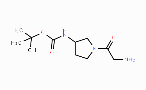 1353963-91-3 | S-[1-(2-Aminoacetyl)-pyrrolidin-3-yl]carbamic acid tert-butyl ester