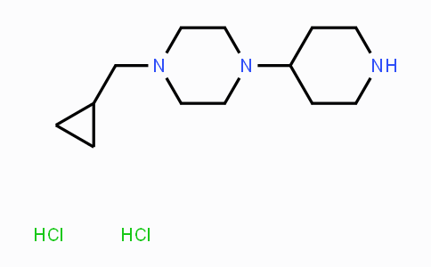 CAS No. 2203016-78-6, 1-(Cyclopropylmethyl)-4-(piperidin-4-yl)piperazine dihydrochloride
