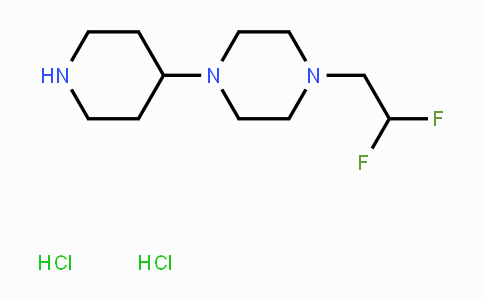 CAS No. 2203952-48-9, 1-(2,2-Difluoroethyl)-4-piperidin-4-yl-piperazine dihydrochloride