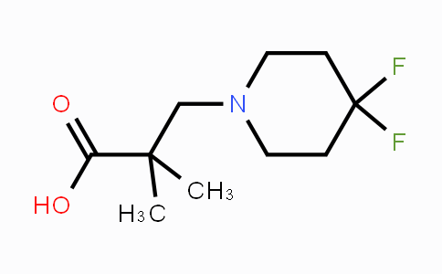 CAS No. 1889794-96-0, 3-(4,4-Difluoropiperidin-1-yl)-2,2-dimethylpropionic acid