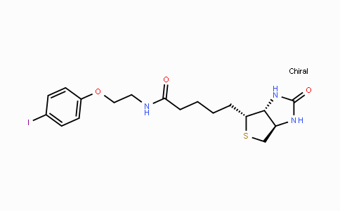 3aS,4S,6aR-N-(2-(4-Iodophenoxy)ethyl)-5-(2-oxohexahydro-1H-thieno[3,4-d]imidazol-4-yl)pentanamide