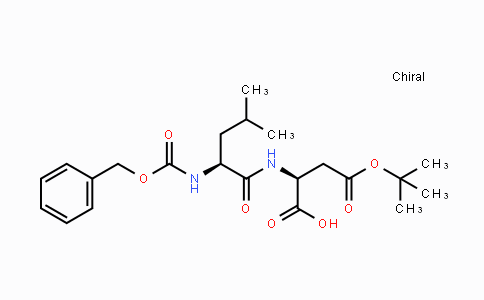CAS No. 232278-49-8, (S)-2-((S)-2-(((Benzyloxy)carbonyl)amino)-4-methylpentanamido)-4-(tert-butoxy)-4-oxobutanoic acid