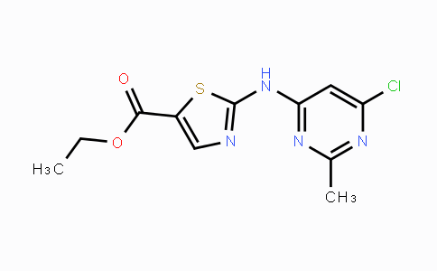 CAS No. 1202357-66-1, 2-(6-Chloro-2-methylpyrimidin-4-ylamino)thiazole-5-carboxylic acid ethyl ester