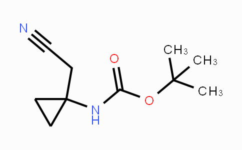 CAS No. 387845-50-3, tert-Butyl (1-(cyanomethyl)cyclopropyl)carbamate