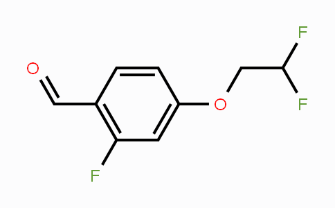 CAS No. 1282556-77-7, 4-(2,2-Difluoroethoxy)-2-fluorobenzaldehyde